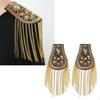 1 Pair Tassel Epaulet Retro Shoulder Brooches Boards Costume Accessory Women Men Epaulette