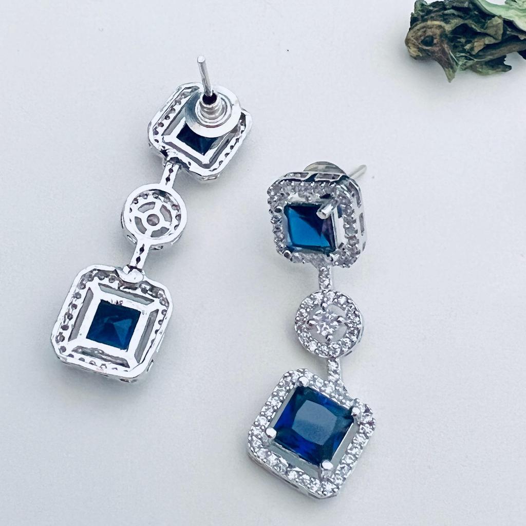 Ensemble de colliers ronds en diamant plaqué argent Ensemble de colliers en diamant pour femmes