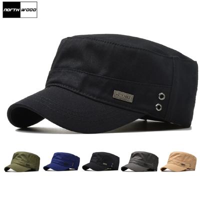 Cotton Flat Top Hats Heyhat Baseball Caps for Men Women Sun Outdoor Flat Top Caps Trucker Hat