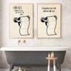 Funny Toilet Roll Poster Canvas Print Fun Fact Quote Bathroom Changing The Roll Paper Pictures Modern Vintage WC Decor Painting