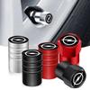 4Pcs Car Aluminium Alloy Tire Cap Valve Cover Accessories For Opel Corsa D Astra Insignia Mokka Adam Combo OPC Vauxhall Vectra H