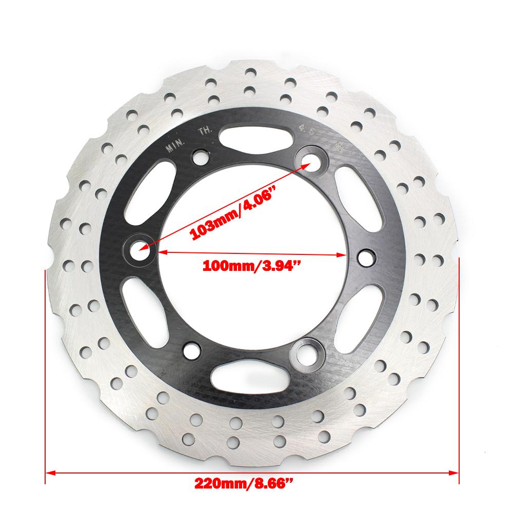 290 220mm Motorcycle Front Rear Brake Disc Rotor For Kawasaki  Z250 SL Ninja 250 EX250 Z300 ABS 300cc NINJA 300 EX300 2013-2018