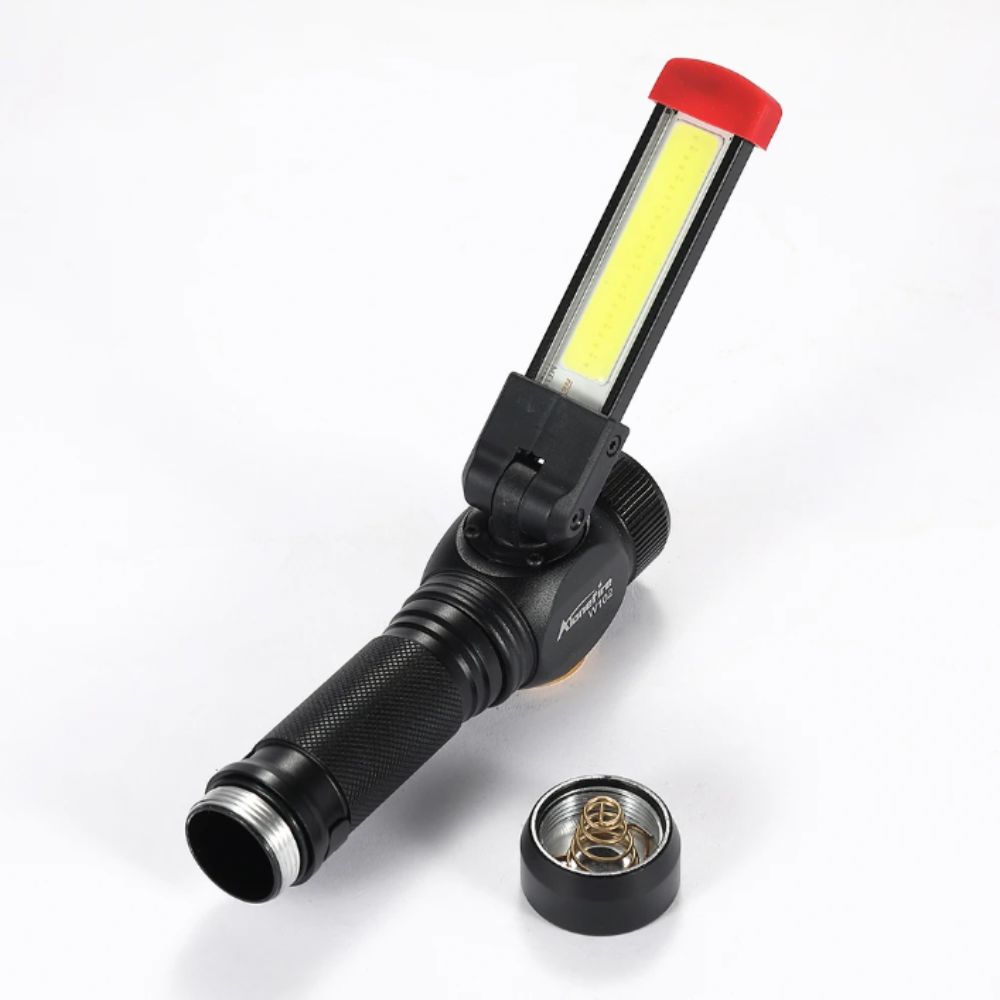 Portable Folding USB Charging COB Emergency Lamp USB Tape Clip Light  Outdoor Camping
