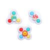 3Pcs/Set Suction Cup Spinning Cartoon Animal Spinner Toys Kids Window Baby High Chair Table Travel Bath Toy for Children Gift