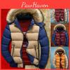 Padded Bubble Fur Hooded Coat Winter Warm Thick Puffer Quilted Jacket Parka**