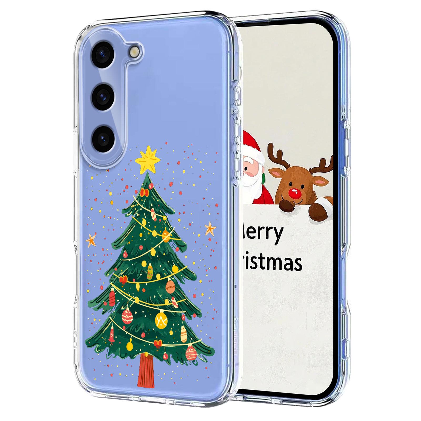 

For Samsung Galaxy S23+ Case Christmas Themed Pattern Printing TPU Phone Back Cover