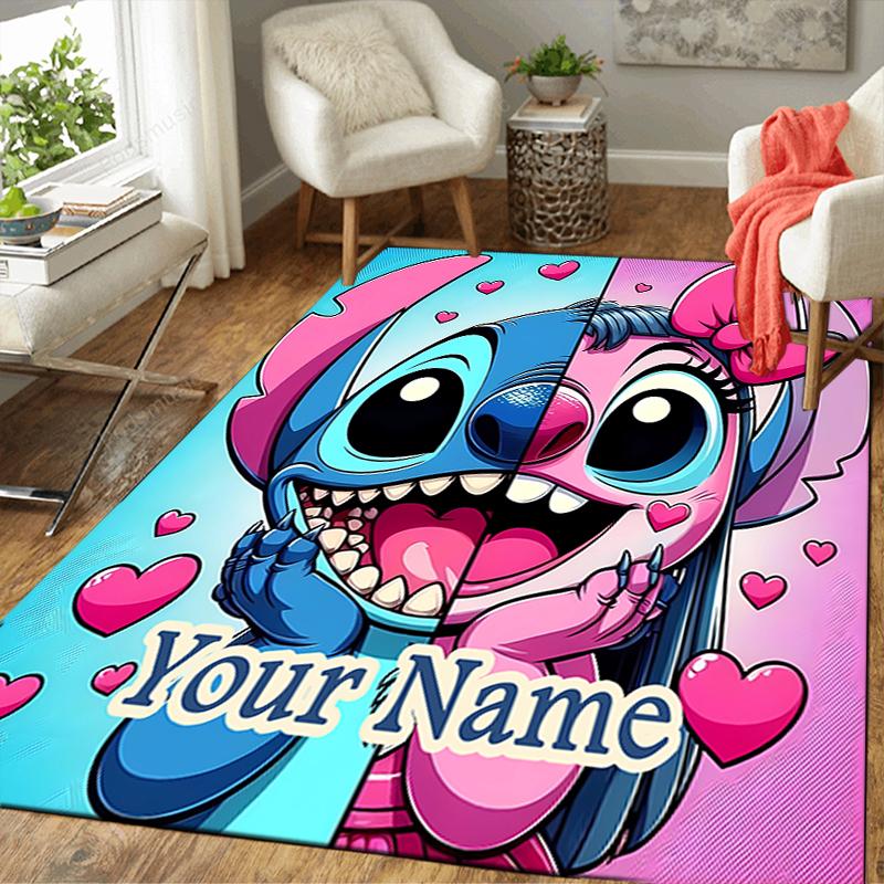 Custom 1Pc Stitch Balloons Fantasy World Rug Office Carpet Indoor Outdoor Entrance Doormat Nonslip Soft And Comfortable Living Room D291614