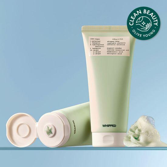 WHIPPED Vegan Pack Cleanser Tube 130g (Choose 1 of 6 types)