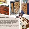 10pcs Quickly Release Drawer Track Upgrades Corrosion Resistant Drawer Slide For Dresser And Cabinet Restoration