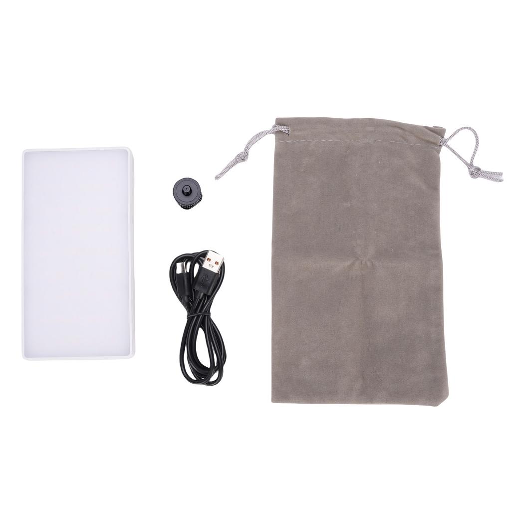 RGB LED Video Light Portable LED Camera Light Panel 225 LED Beads Full Color CRI 95+ 4000mAh Rechargeable Photography