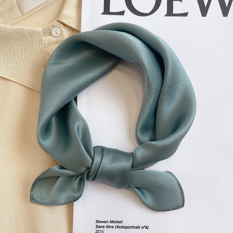 Fashion 100% Real Silk Scarf Women Shawls Wraps for Ladies Neckerchief Foulard Scarves Pashmina Female Shawl Hijab Bandana 2024