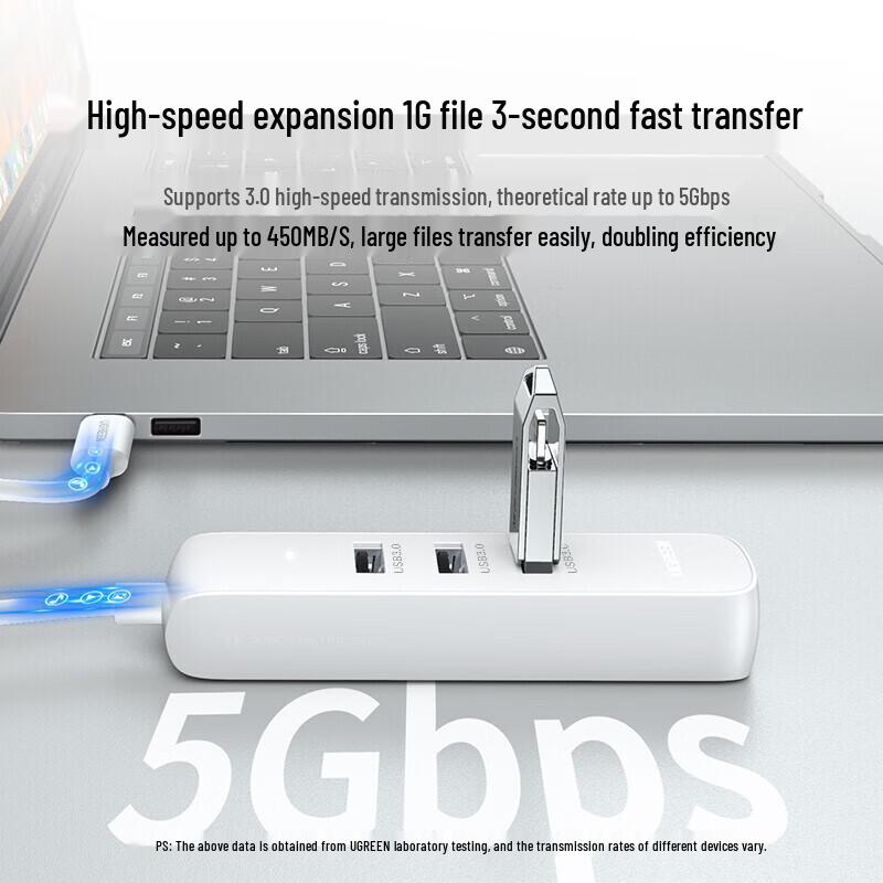 UGREEN USB 3.0 Hub with Gigabit Ethernet Adapter