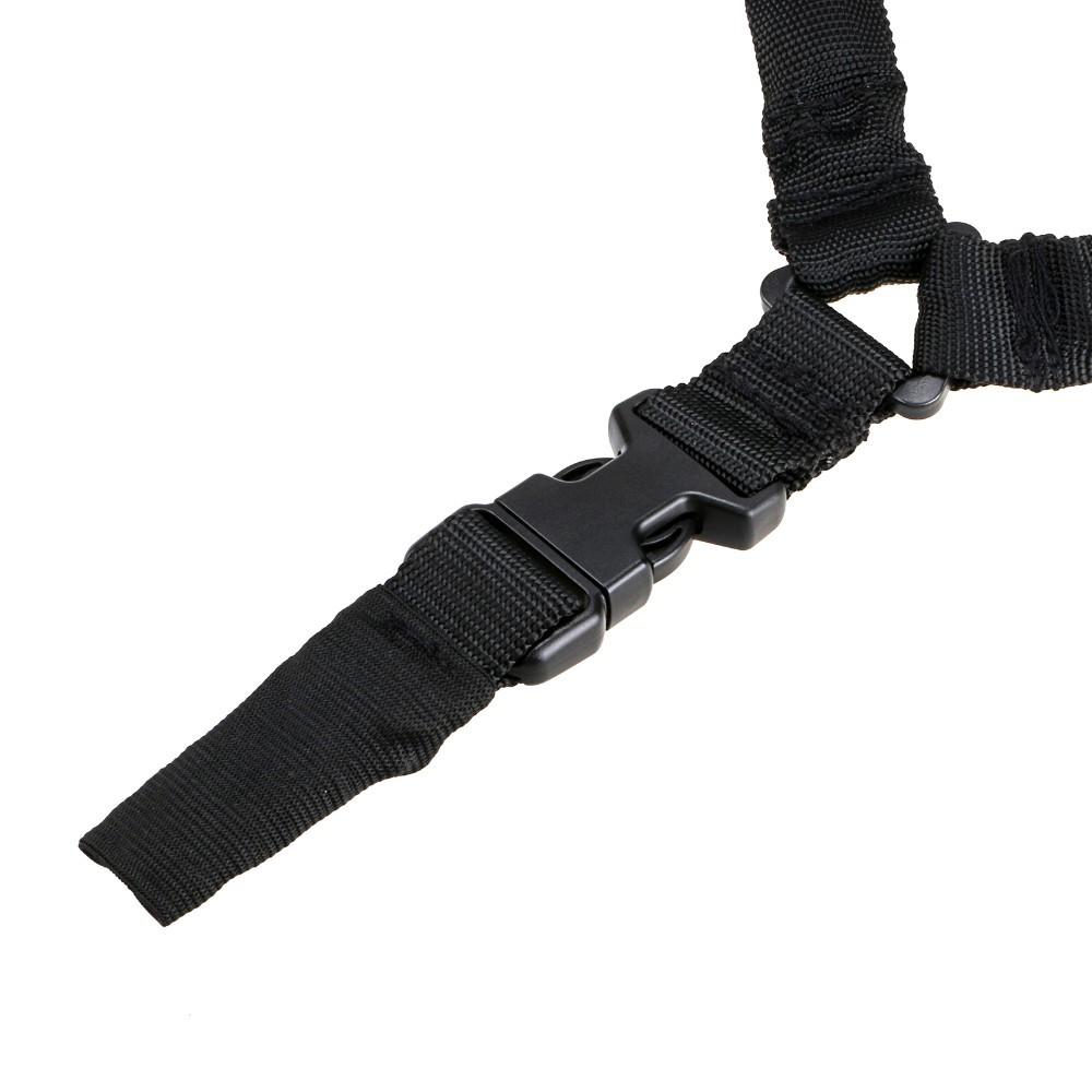 Tactical Gun Single Point Sling Adjustable Bungee Rifle Shoulder strap length for Airsoft Hunting Accessories Strap M4