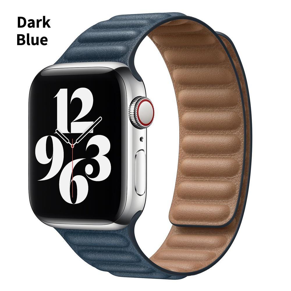 2023 New Link For Apple Watch Band 49mm 44mm 40mm 41mm 45mm 42mm 38mm Magnetic Loop Bracelet iWatch Series 3 5 4 SE 6 7 8 Ultra 49mm  Strap