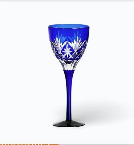 Bunte Kristallglasflasche und Tassen, Weinkaraffe, Whiskey, Likörgießer, Hausbar Wodka Bierflaschenglas, JR