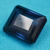 Natural Blue Sapphire Loose Gemstone Emerald Cut 40.25 ct September Birthstone for Gem Collections