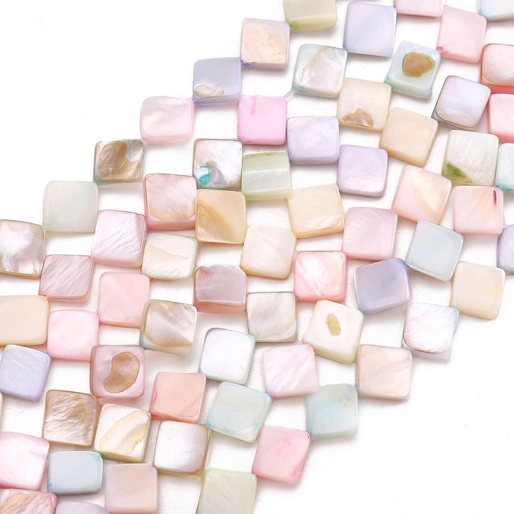 Natural Seashell Moon Round Star Beads For DIY Necklace Bracelet Earrings Jewelry Making