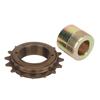 16T Freewheel with 20mm Adapter Replacement Lightweight Easy Installation Flywheel Adapter Kit for