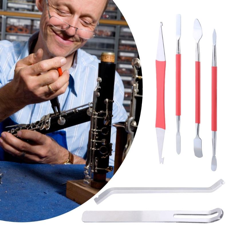 Narzędzie do przycinania haczyków sprężynowych do saksofonu, klarnetu, oboju, fletu, saksofonu, narzędzie do konserwacji instrumentów dętych drewnianych