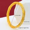 Gold Plated Twisted Clasp Chinese Elegant Bracelet 
