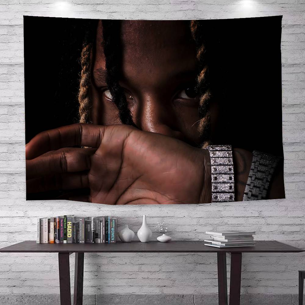 KKing Rapper Von Anime Tapestry Hanging Tarot Hippie Wall Rugs Dorm Home Decor