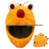 Motorcycle Plush Helmet Cover - Three-Eye Elk, Pumpkin, Rabbit Balaclava