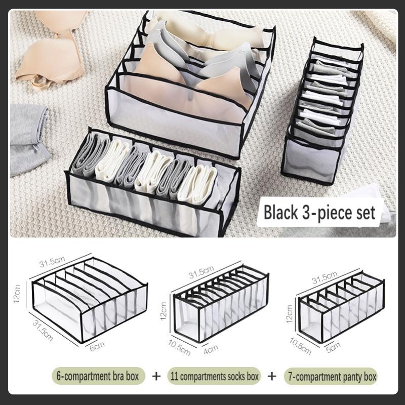 Underwear Organizer Clothes Wardrobes Box Closet Room Organizers Foldable Drawer Home Organization and Bra Storage Bedroom Shelf