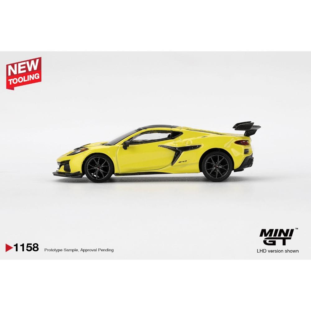 PreSale MINIGT 1/64 Diecast Model Car Chevrolet Corvette ZR1 Accelerate Blister Packaging High Performance Model Collection