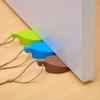 Leaves Shape Silicone Rubber Door Stop Stoppers Door Block Children Anti-Folder Hand Hotel Security Door Card Hanging