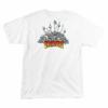 Creature PILE OF BONES Skateboard T Shirt WHITE