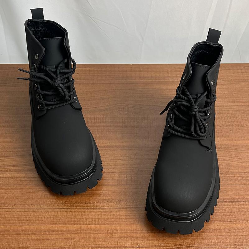 Fashion Trendy Thick Soled Men's Shoes Luxury Designer Classic Style Daily Office Work Fashion Street 38-46 and Youth Shoes White