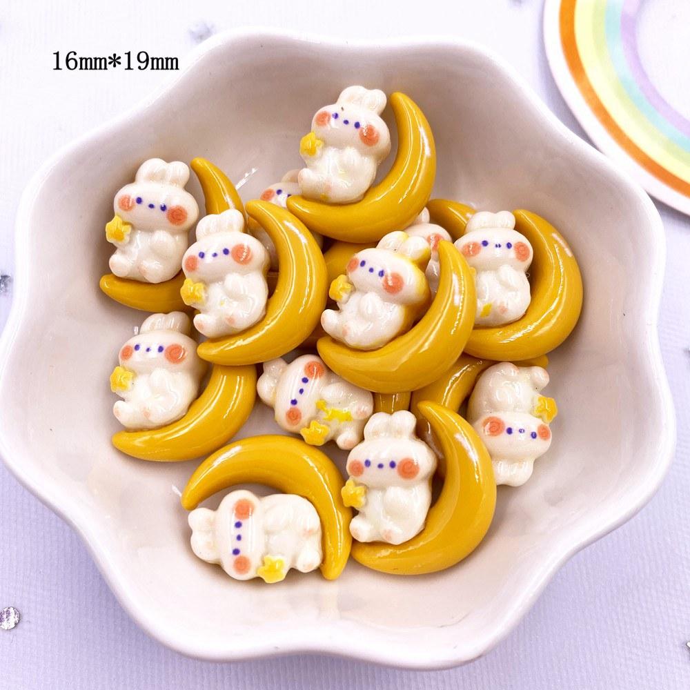 Harz Bunt 3D Mini Hase Bär Mädchen Junge Flatback Figuren Scrapbook 10 STK DIY Haarspange Haarnadel Handwerk Dekor Zubehör