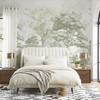 Luxury Nature Forest Tapestry Wall Mural Decor Polyester Botanical Greenery Hanging Artwork Print for Bedroom Living Room Home D