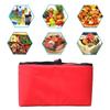 Pizza Bag Extra Large Thermal Insulation Winter Meal Delivery  Red Pizza