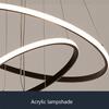 Ringe Kreis Decke Hängen Moderne Luxus LED Kronleuchter Pendelleuchten Nordic Home Licht Suspension Leuchte Hause Dekoration