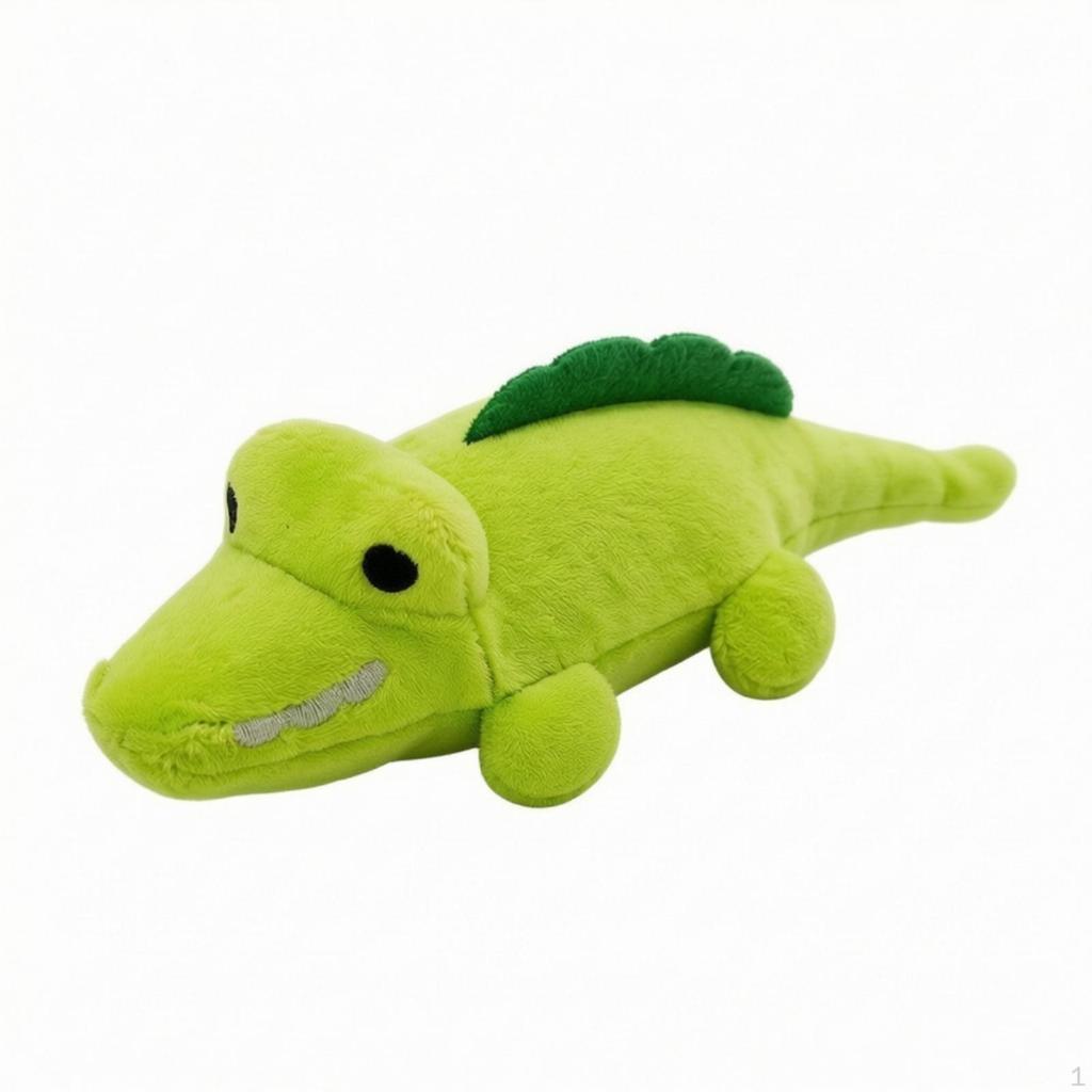 Soft Cat Toy Crocodile Moving Mechanical for Cats, Kittens, Indoor Play