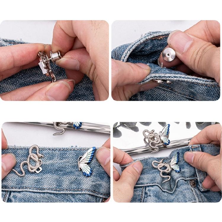 Snake Butterfly Waist Tightening Pin Waist Reducers Waist Adjusting Tool Waist Shaper Women Fashion Accessories 3PCS
