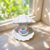 Cute Animal Ornament Disco Snail Figurine, Retro 70s Ball Table Statue, 3D Boho Room Accessories Glitter Mirror for Home Office Desktop Shelf