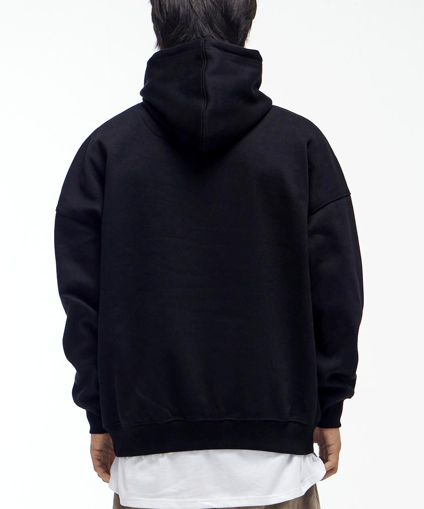 Yin-Yang Graphic Hoodie Black
