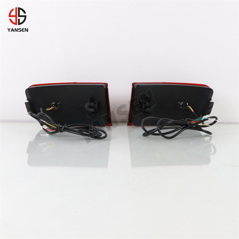 Bumper Reflector Lights For Toyota Land Cruiser Prado 2003-2009 Tail Brake Rear Light Fog Lamps Turn Lights