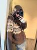 Women's European Style Jacquard Hooded Cashmere Wool Cardigan - Chunky Knit Autumn Sweater Coat (2025)