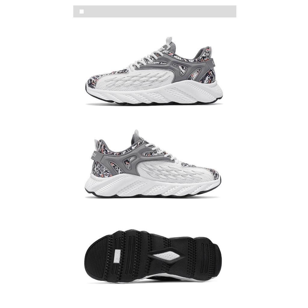 Men's Running Sports Single Shoes, Mesh Breathable Men's Shoes Korean Fashion Trend Casual Shoes