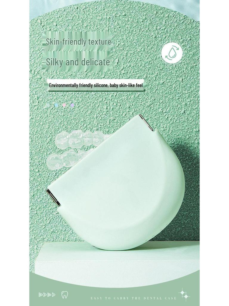 Portable Silicone Retainer Case and Squeeze Pouch