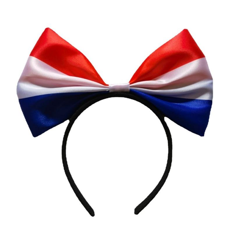 Flag Pattern Bow Headband  Simple Design Concept with Creative Elements