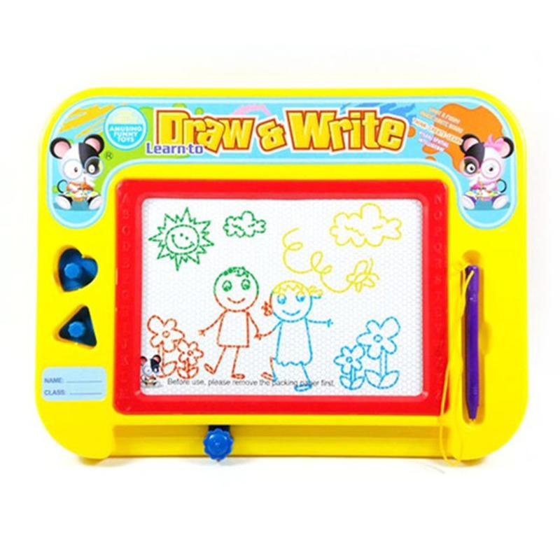 

Магнитная доска для рисования, игрушки для малышей, стираемая доска для рисования, красочный коврик для рисования для мальчиков и девочек