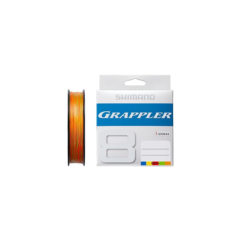 Shimano Grappler 8 PE 300m Fishing Line 1.5号 5 Colors (5x10m)