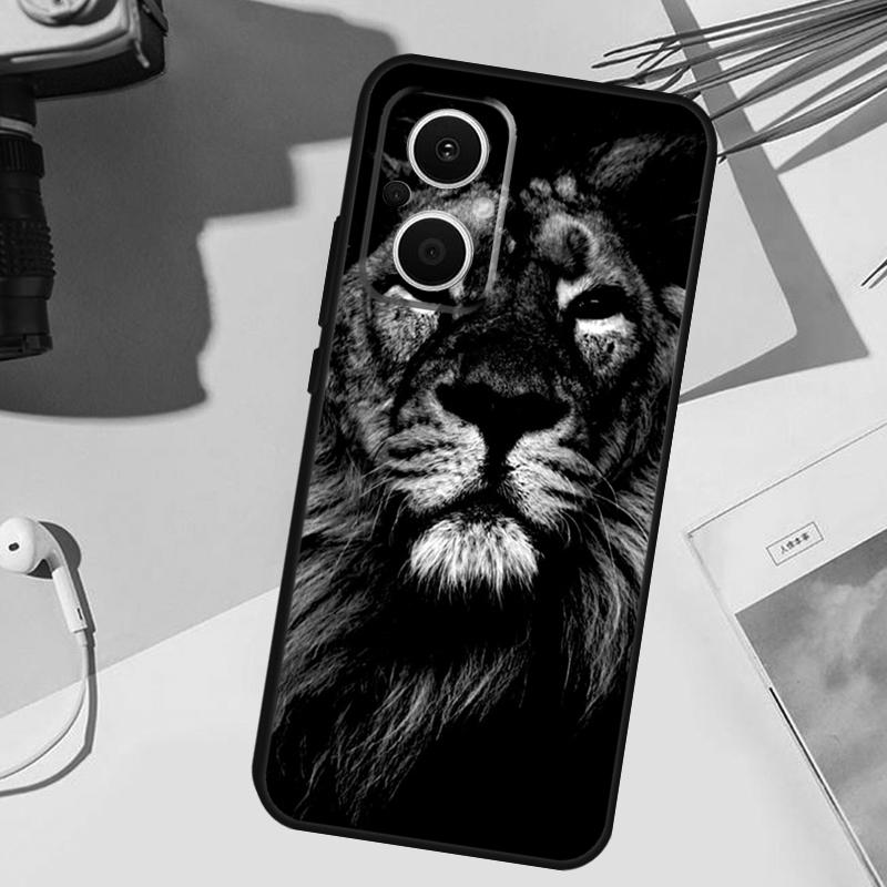 Lion Animal Cover For OPPO Reno 13 F 10 11 12 14 Pro 11F 12F 14F 7 8 Lite OPPO Find X9 X8 X5 X6 Pro Case