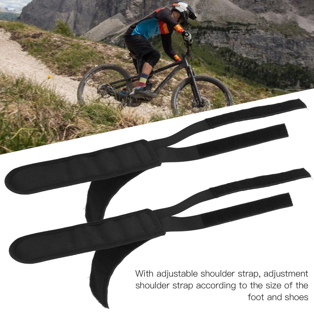 1 Pair Bike Pedal Straps Tape Tr Resistance Rugged Feet Belt