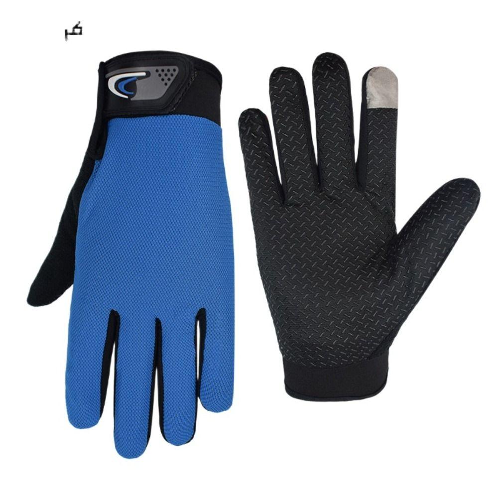 Cycling Gloves Thin Bike Gloves Breathable Full Finger Gloves  Male