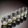 2Pcs/6Pcs Luxurious Crystal Golden Foil S Glass, 0.5Oz/15Ml, Exquisite Handcrafted Spirits Glasses For Whiskey, Vodka Cup